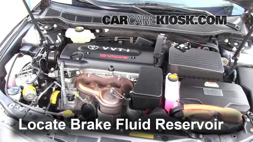 2009 Toyota Camry Hybrid 2.4L 4 Cyl. Brake Fluid Add Fluid
